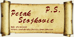 Petak Stojković vizit kartica